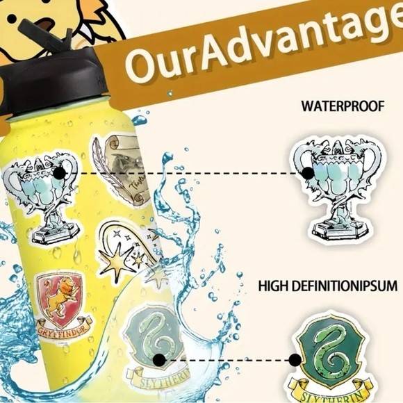 5 pack of Harry Potter stickers WATERPROOF, Help me get to 15 Sales - Picture 4 of 4